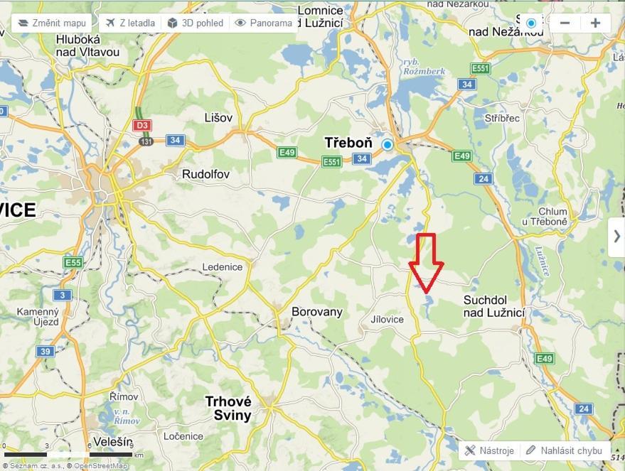 Chata U Rybnika Novy Lipnicky Třeboň Extérieur photo